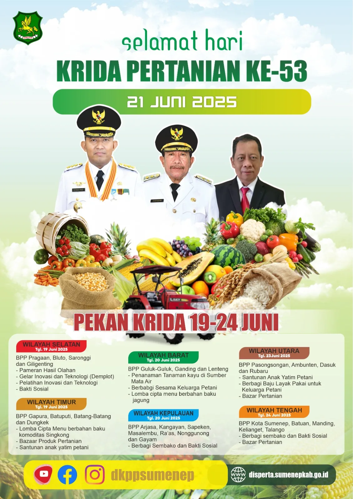 DKPP Sumenep Gelar Peringatan Hari Krida Pertanian ke-53 Sepekan Penuh