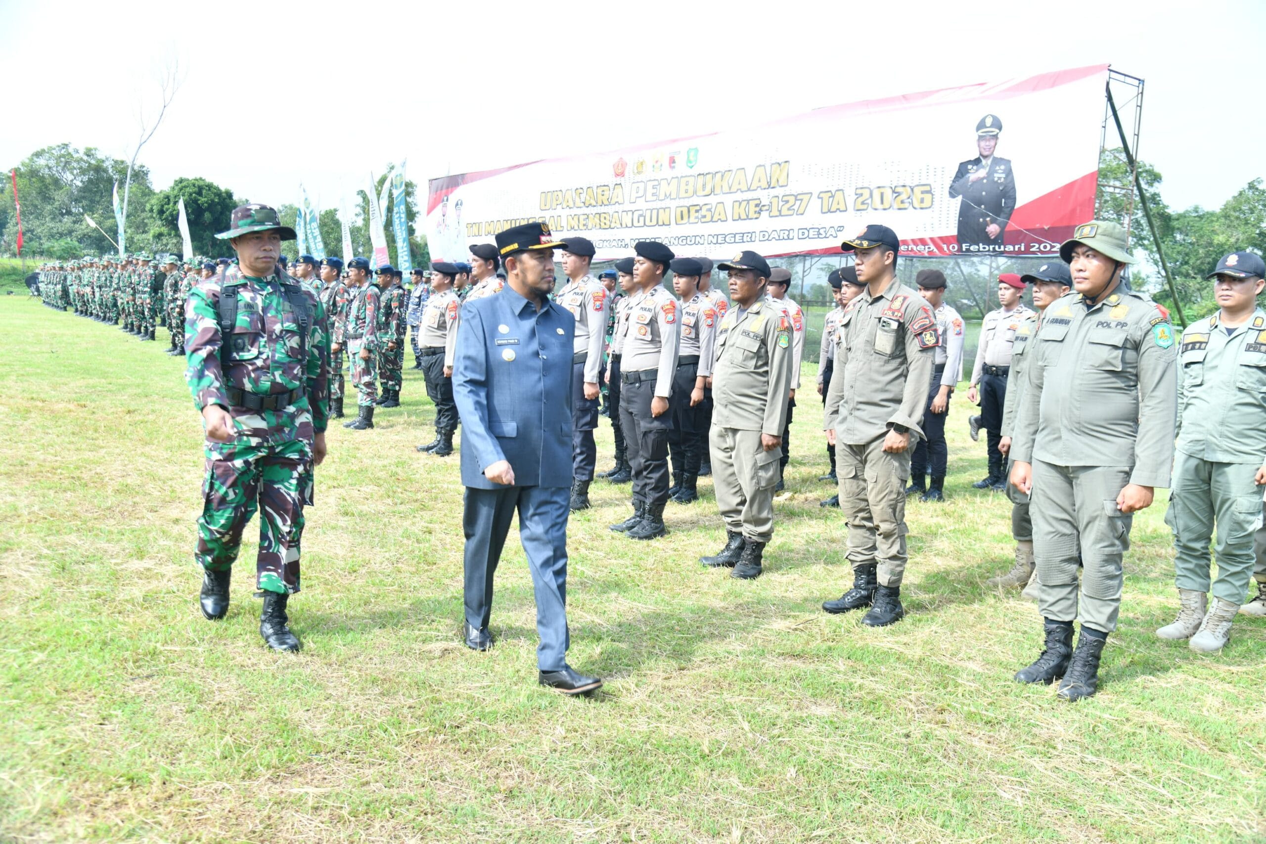 Bupati Sumenep: TMMD ke-126 Bangun Karakter dan Persatuan