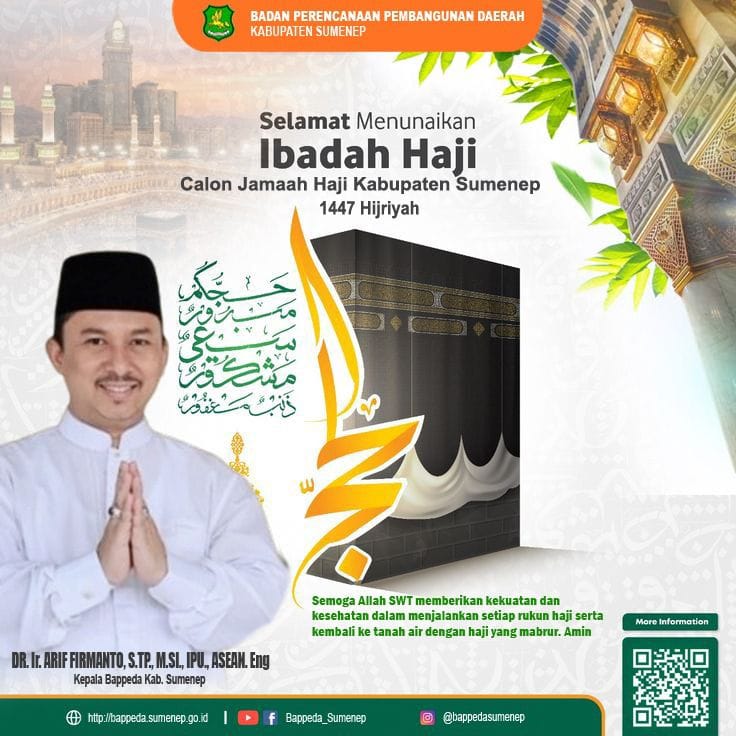 Kepala Bappeda Sumenep Doakan Keselamatan dan Kemabruran Jemaah Haji