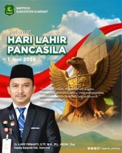 Peringati Hari Lahir Pancasila, Kepala Bappeda Sumenep Ajak Perkuat Persatuan
