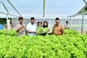 Kepala DKPP Sumenep Dampingi Bupati Tinjau Kebun Hidroponik, Dorong Pertanian Modern Berbasis Inovasi