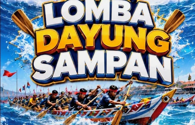 Semarak Hari Jadi Sumenep, Lomba Dayung Sampan Digelar di Kepulauan Kangayan