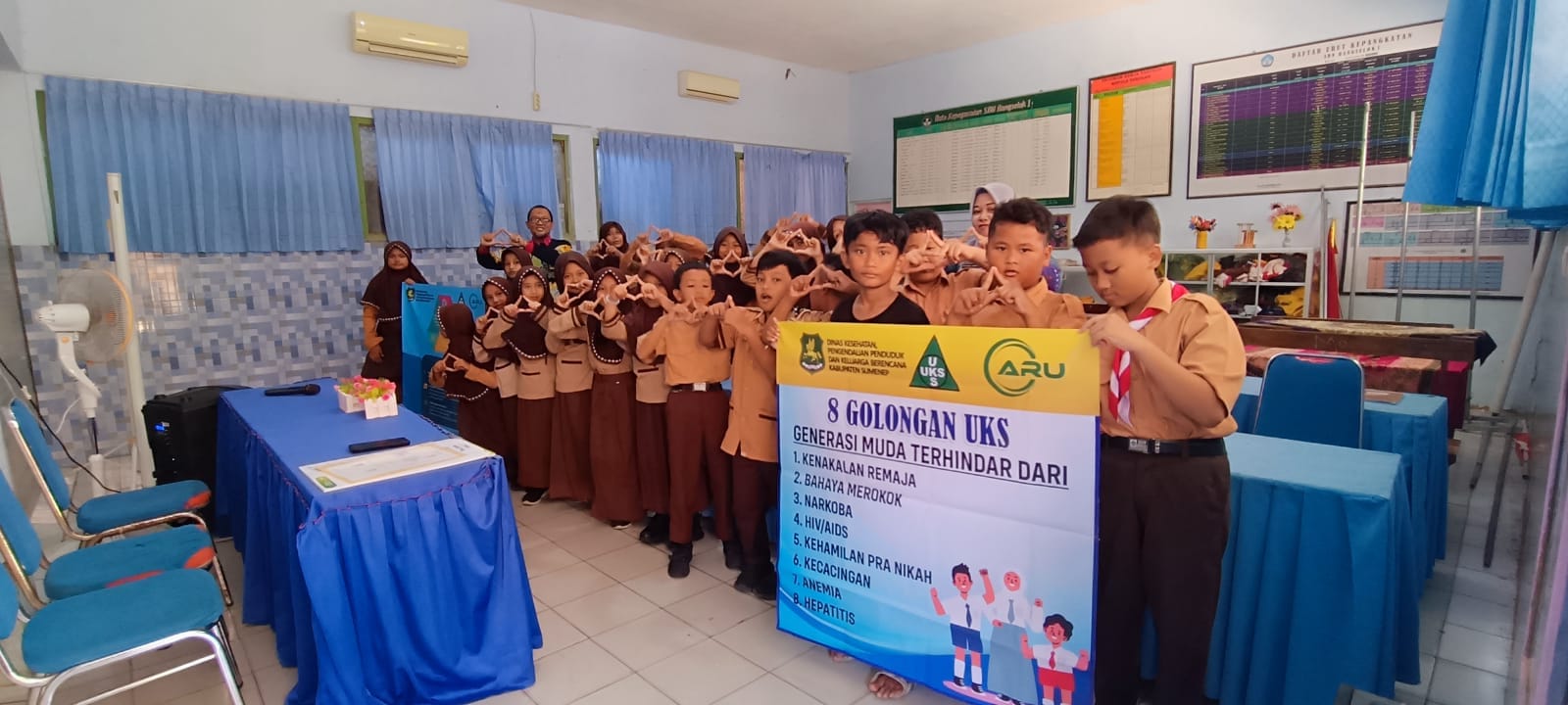 Dinkes P2KB Sumenep Gelar Pembinaan UKS di SDN 1 Pandian dan SDN 1 Bangselok