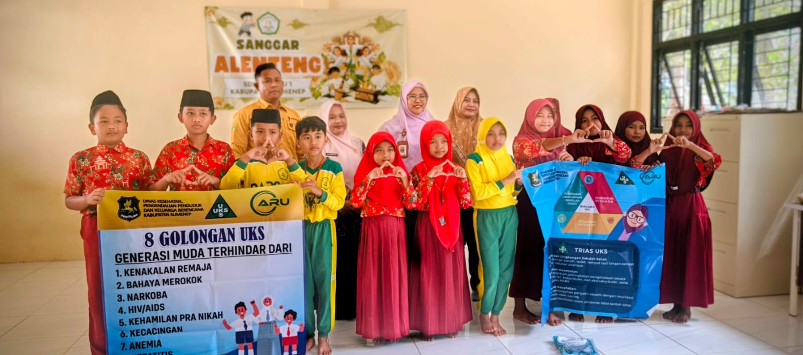 Wujudkan Sekolah Sehat, Dinkes P2KB Sumenep Perkuat Pembinaan UKS di Rubaru