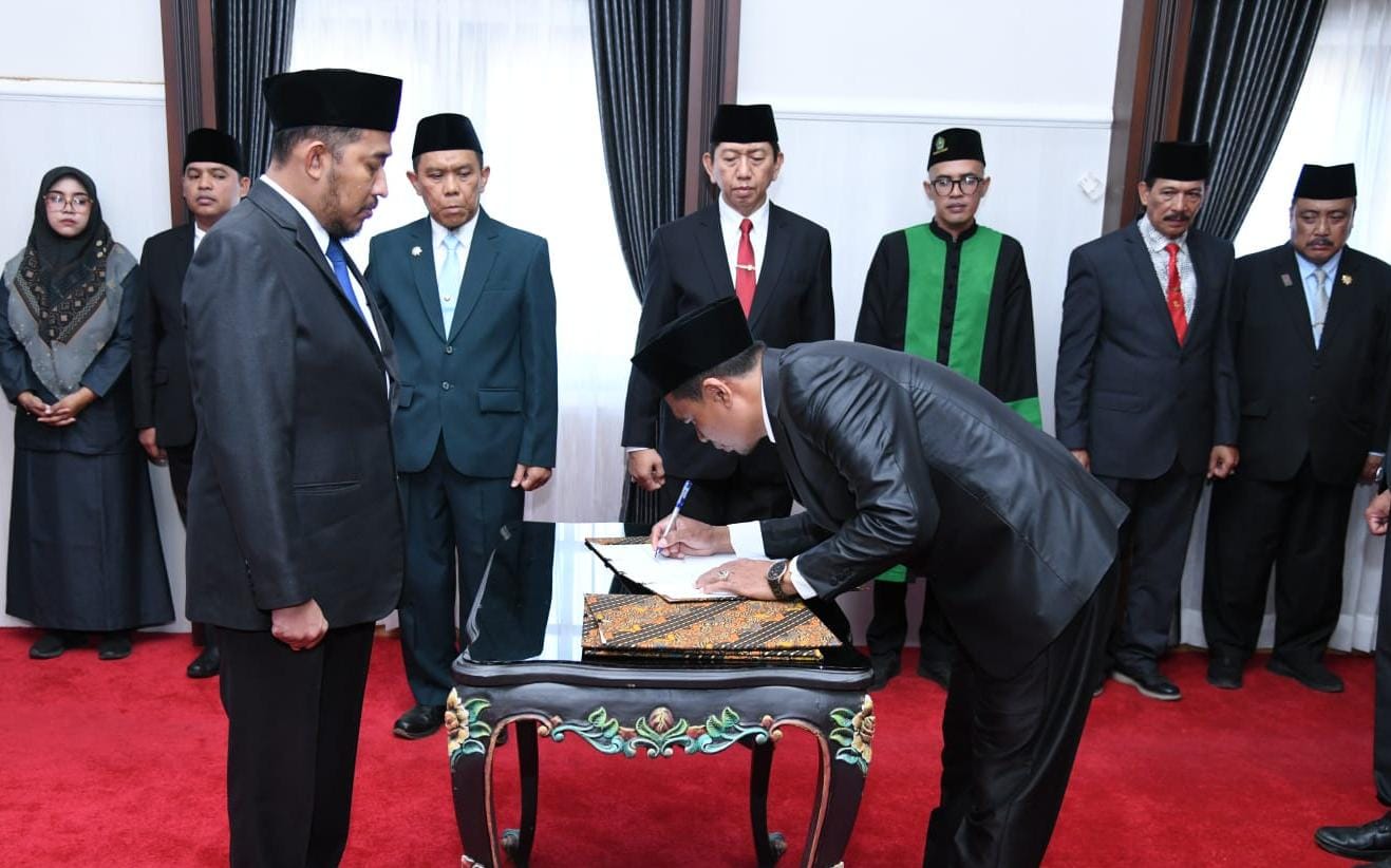 Empat Kepala OPD Dilantik, Bupati Sumenep Tekankan Integritas, Inovasi dan Pelayanan Publik